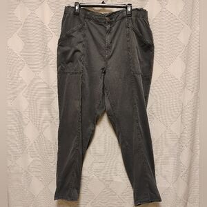 Old Navy Women's Soft Utility Gray Casual Pants Size XL Y2K
